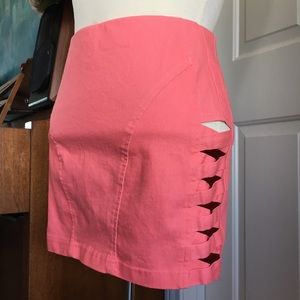 Pink Mini Skirt